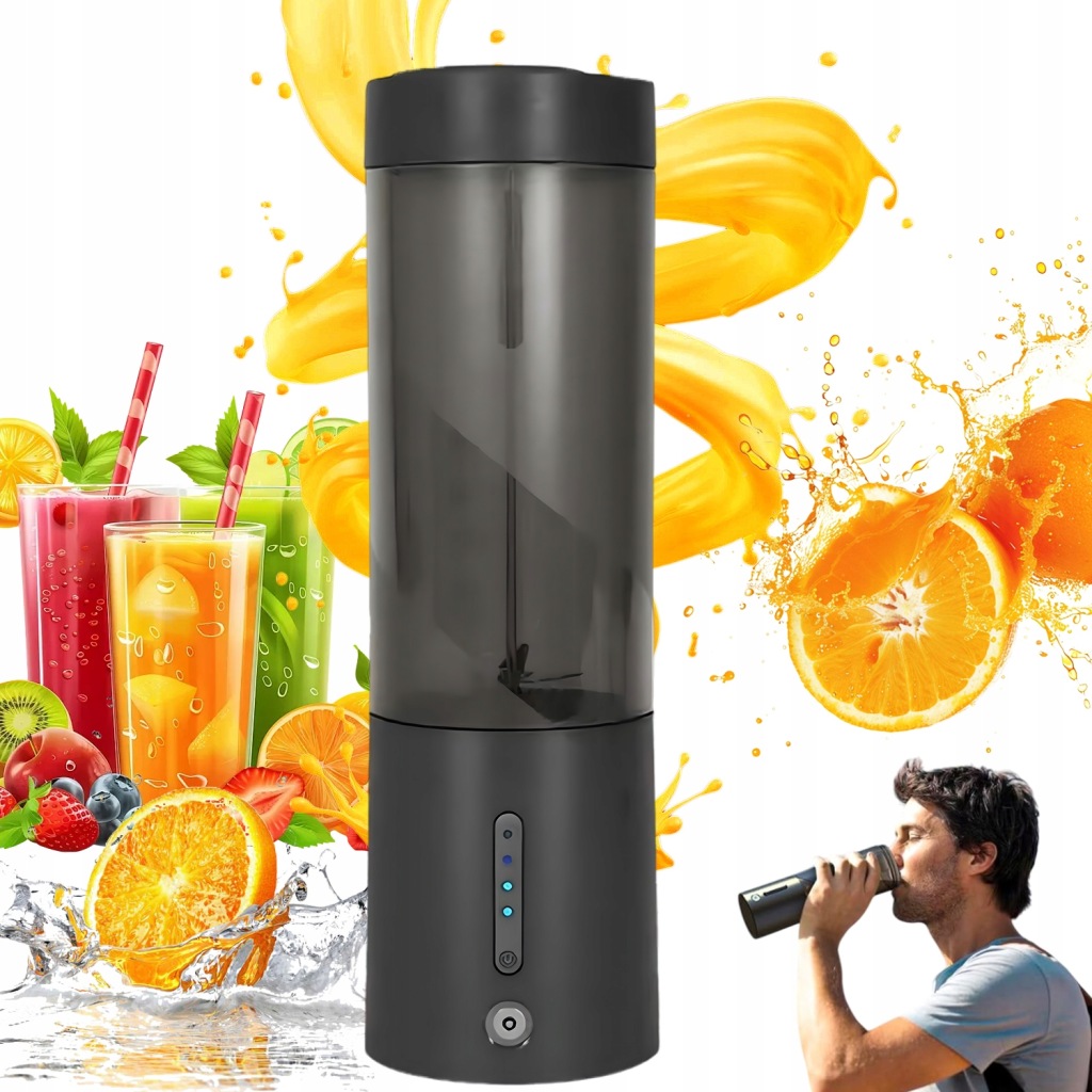 Mini Mixér Na Smoothie Odšťavňovač 6 Čepelí