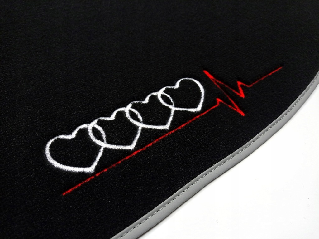 Prémiové Velurové Koberce Pro Audi A6 C6 (06-11) Výšivka