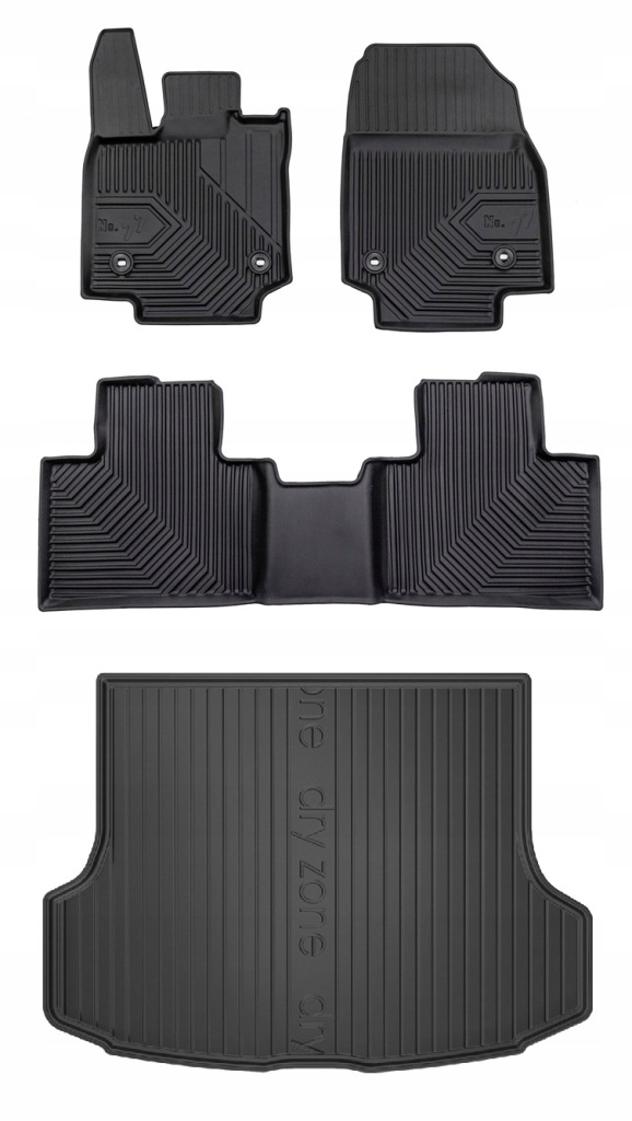 Set 77 Gumové rohože a rohože Lexus Rx 5 od roku 2022