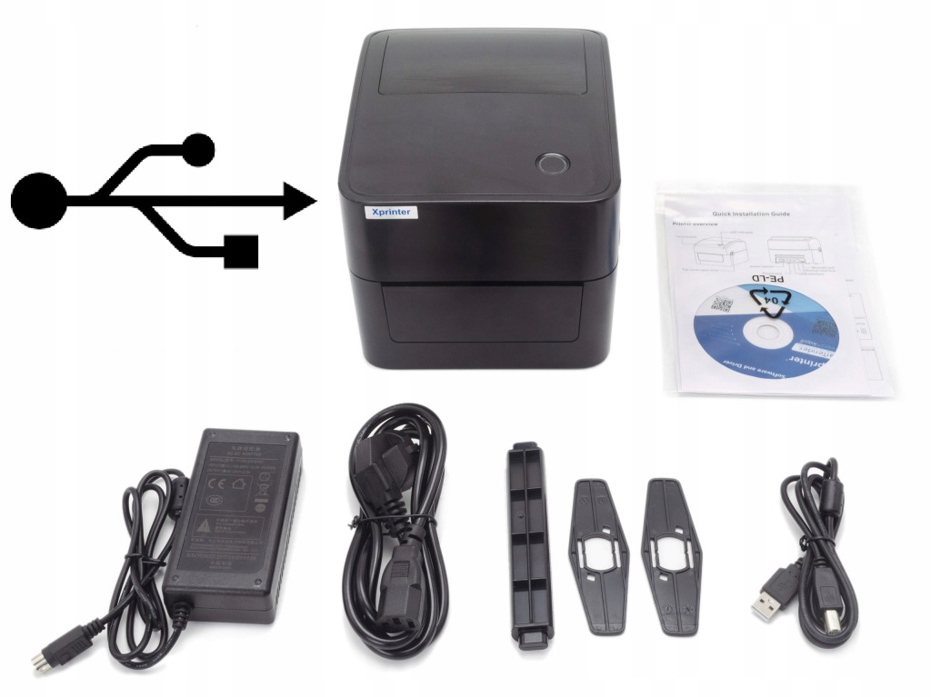 Tiskárna kurýrních štítků Xprinter XP410 Usb