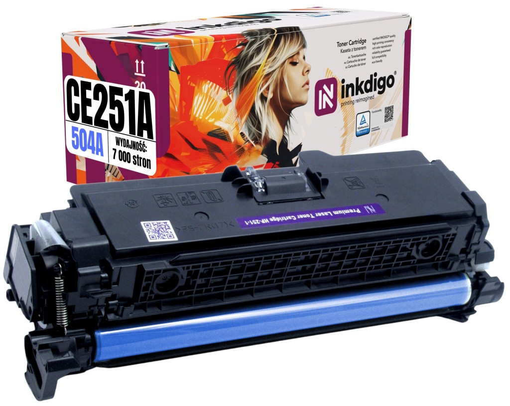 Toner CE251A 504A pro Hp Color Laserjet CP3525