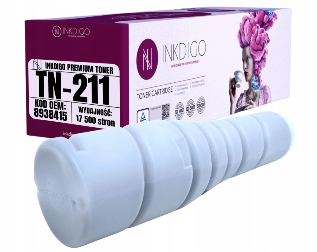 Toner pro tiskárny Konica Minolta Bizhub 25 200 222 250 282, náhrada TN211