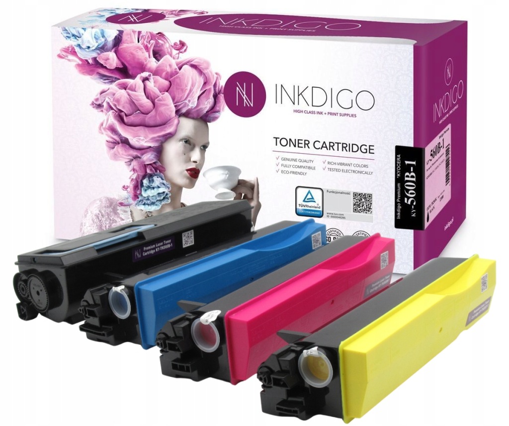 4x Toner pro Kyocera P6030cdn Fs C5300DN Komplet