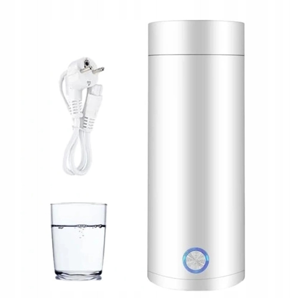 Turistická Konvice 3V1 Elektrická Termoska 350 ML Rychlé Zahřátí 304