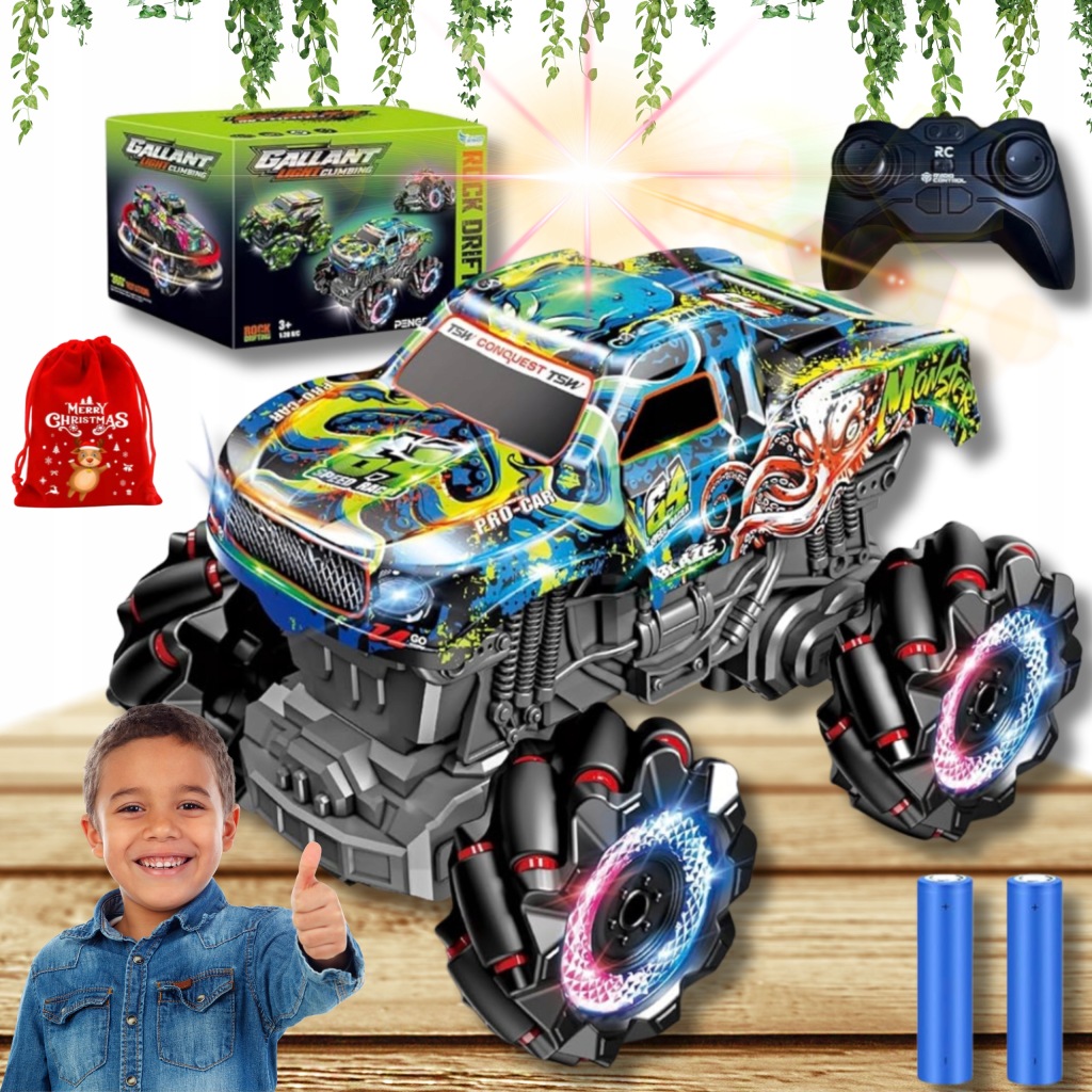 Dálkově Ovládané Auto, Nákladní Vozík, Hračka Akumulátor Dárek