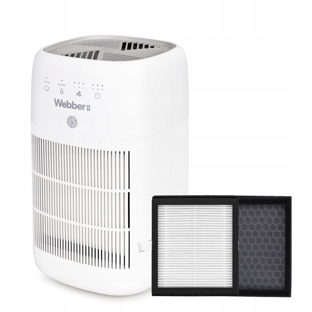Odvlhčovač vzduchu Webber DEQ10 Wifi pohlcovač Tichý Hepa Led 20 m²