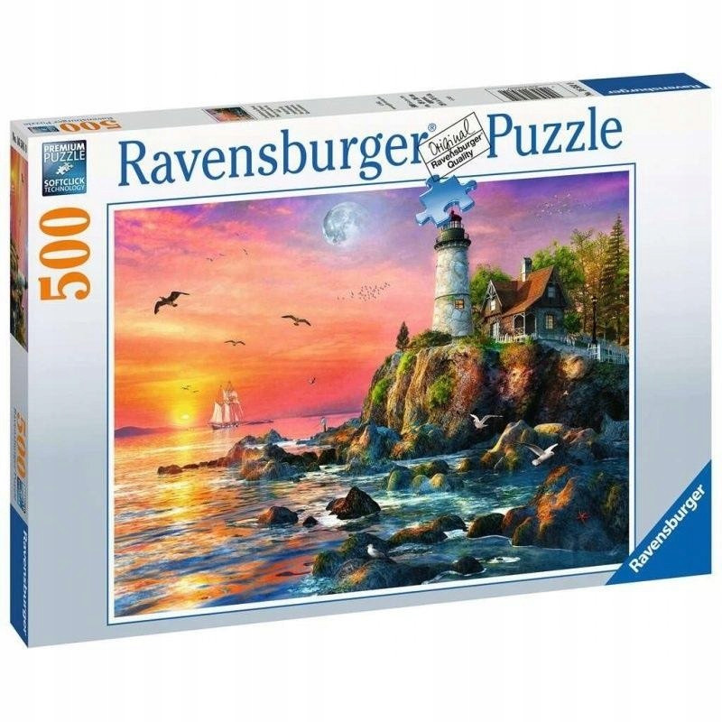 Rámkové Puzzle kreativní 500 dílků Voda tradiční ozdobná Skládačka