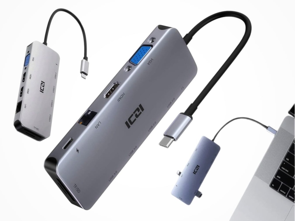 Usb 3.0 Dokovací Stanice Hdmi Lan Audio Displayport Hub RJ-45 Usb-c Usb-c