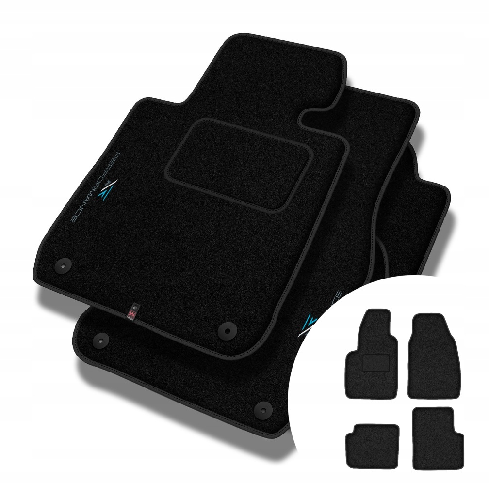 Velurové koberce Performance pro Fiat 500 od roku 2020