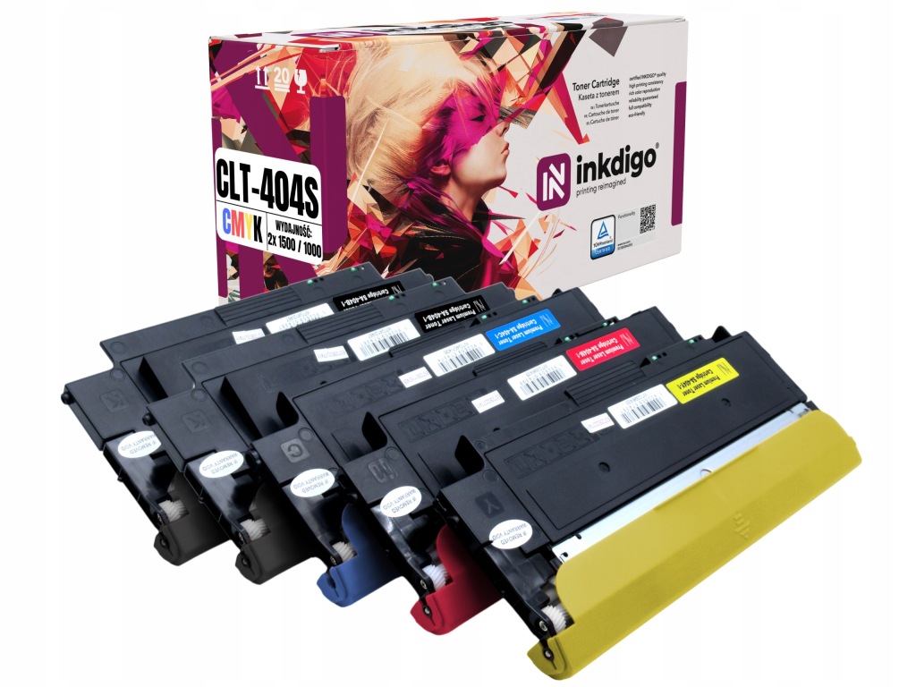 5 x Toner do tiskárny Samsung Xpress C430W C480W C480FW CLT-K404S