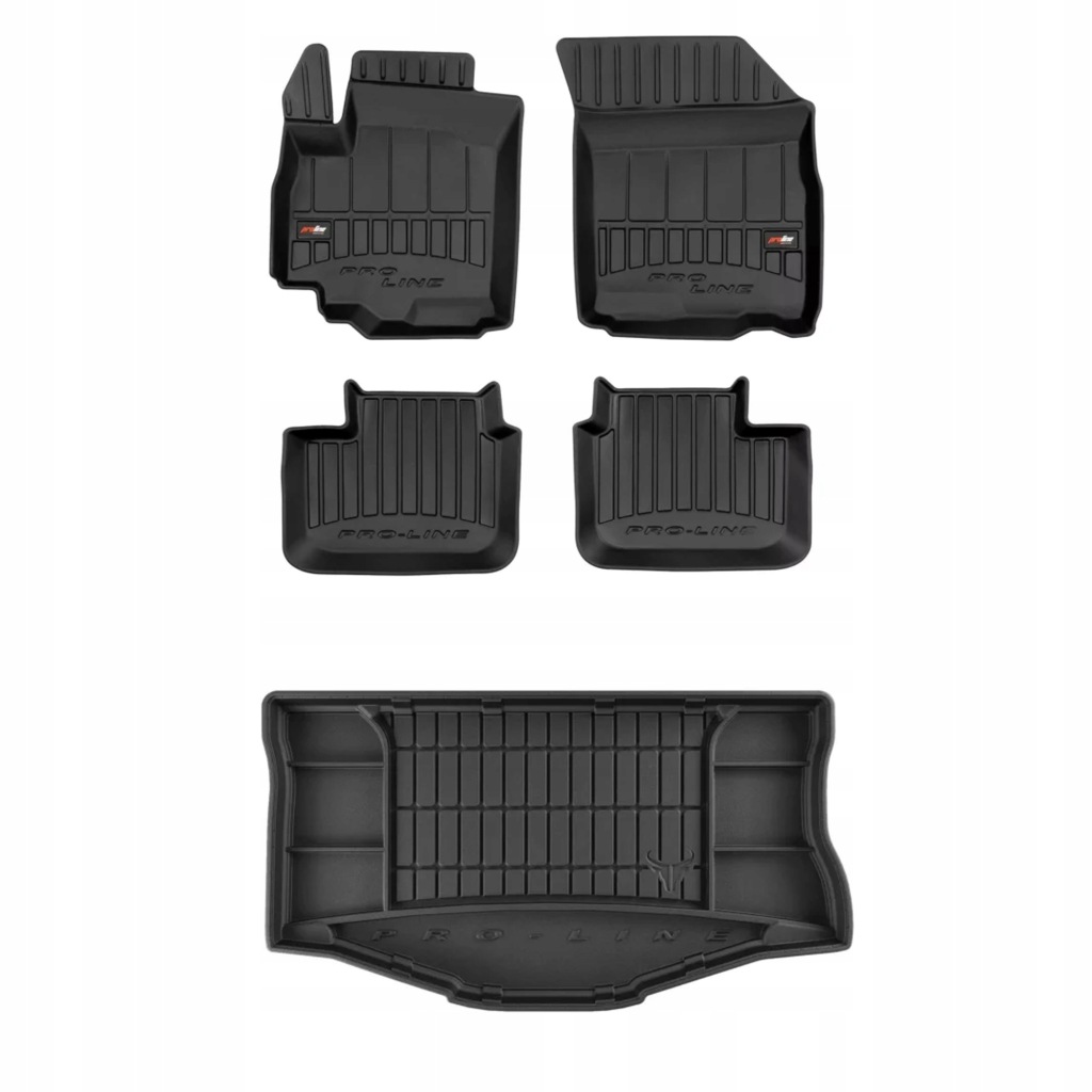 3D gumová sada koberců a rohožek Suzuki Swift IV 2004-2010 Hatchback, 5 dveří