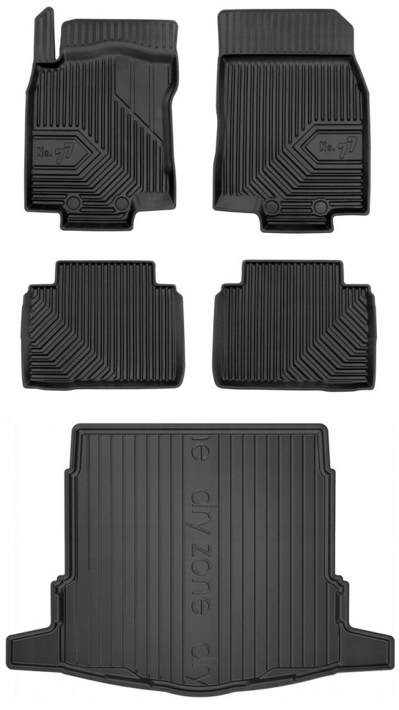 Set 77 Koberce a rohože Nissan X-Trail T32 2013-2017 d