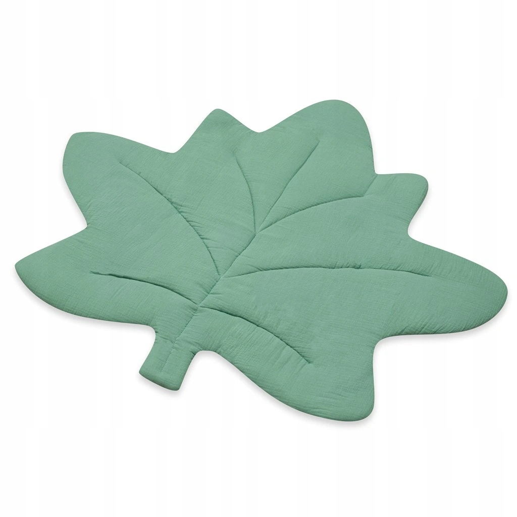 Mušelínová hrací deka Maple Leaf mint