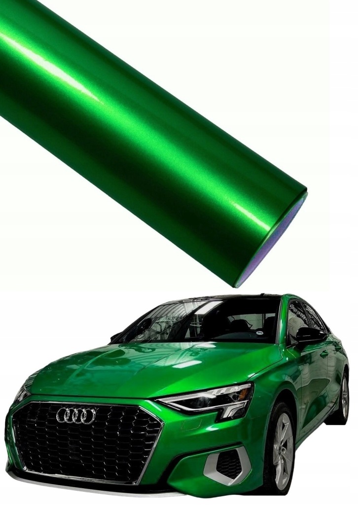Fólie Zelená Metallic Lesklá 2m x 152cm Zelená Samolepicí Automobilová