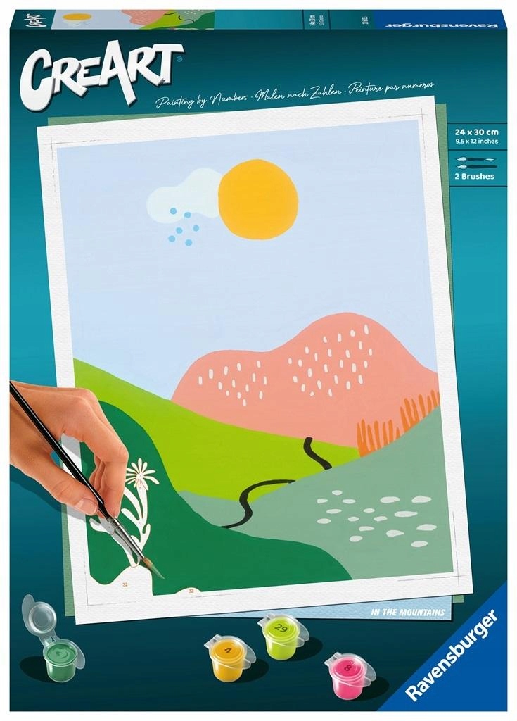 Obraz pro malování podle čísel Minimalistická krajina Numeromalování