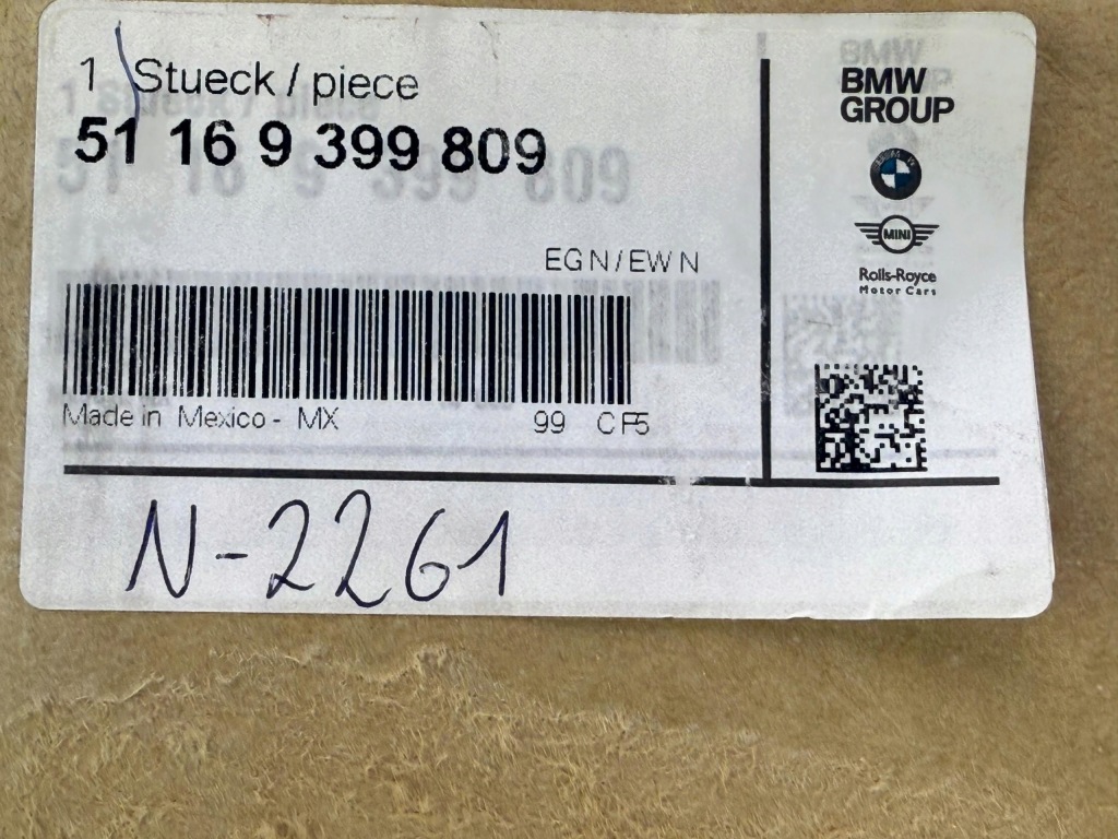 Bmw G05 G07 G07 Podłokietnik Konsoli Środkowej Skóra Podgrzewana OE 9399809 — zdjęcie 6