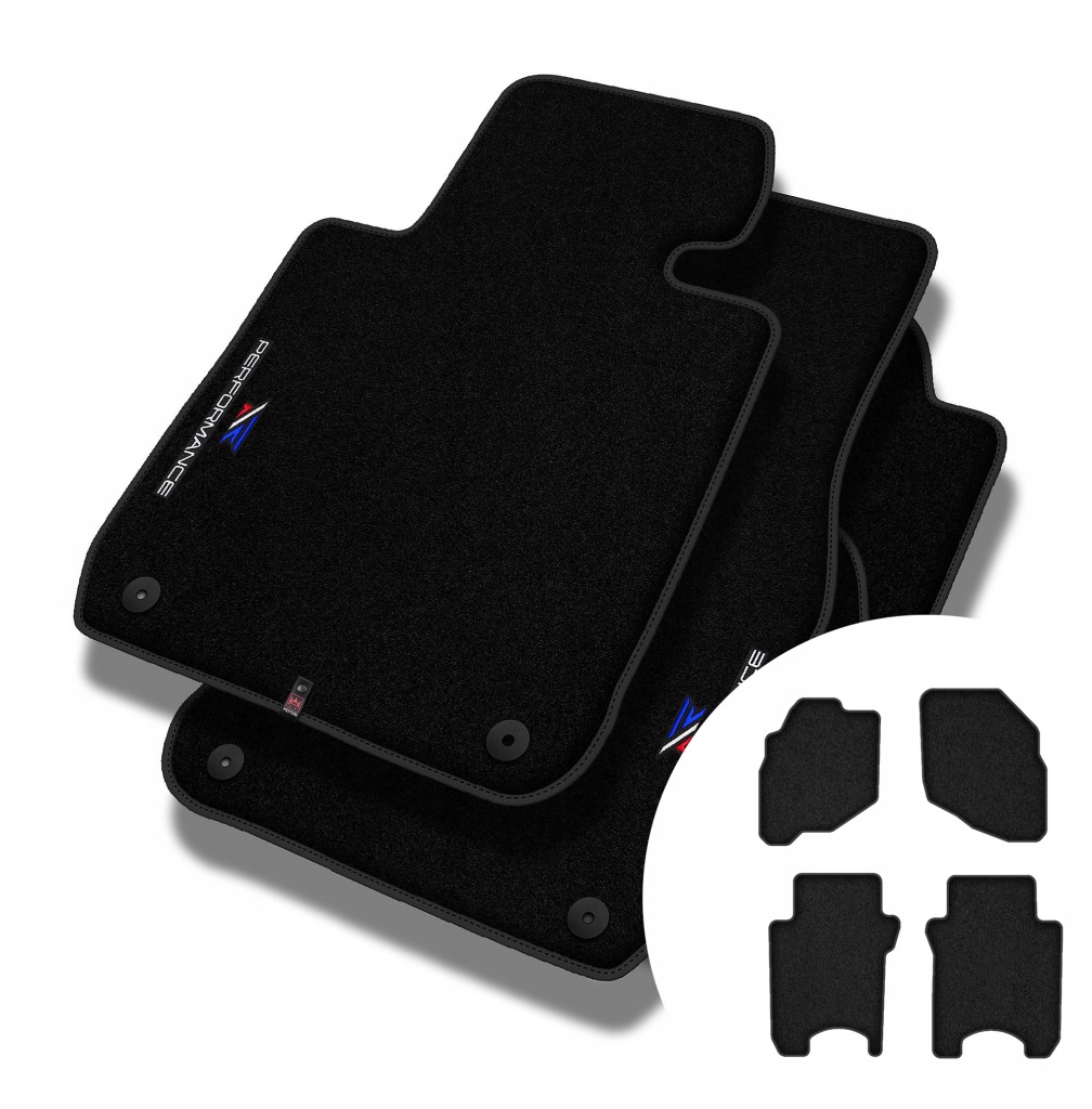 Velurové koberce Performance Premium pro Honda Jazz II 2002-2008