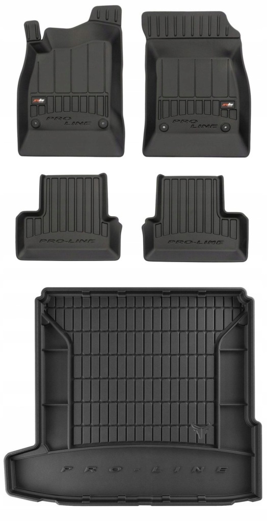 Set 3D gumové rohože Opel Astra J Sedan 2012-2019 ks