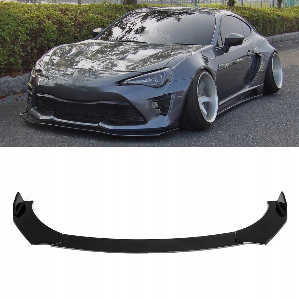 Univerzální Splitter Nástavec Toyota Subaru Černý Lesk V24