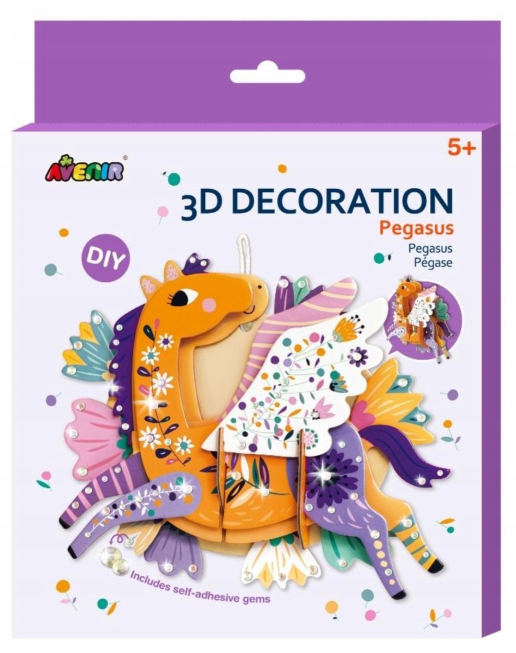 3D Obrazek Pegas pro malého umělce Hračka Rozvíjí představivost
