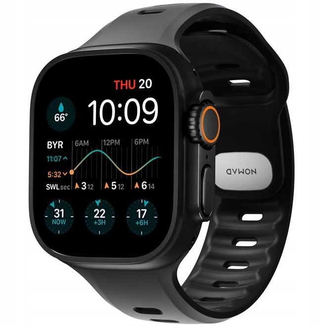 Sportovní řemínek Nomad pro Apple Watch 49/46/45/44 mm, odolný, elegantní