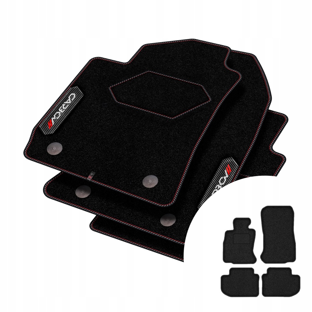 Velurové koberce Carbon pro Bmw řady 6 F06 2011-2019