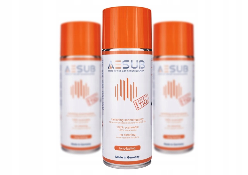 Sprej Aesub Orange 400 ml 3 ks pro 3D skenování