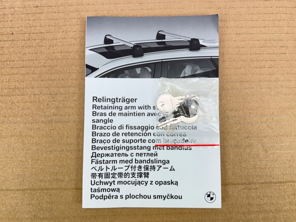 BMW X2 U10 Oryginalne Poprzeczki Dachowe Belki Nowe OE 5A50619 — zdjęcie 7