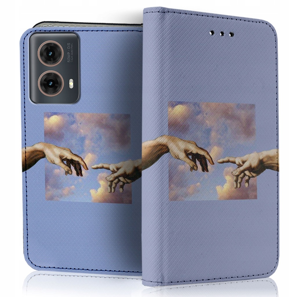 Pouzdro Na Telefon Pro Motorola Moto G85 Kryt Obal Peněženka Vzory