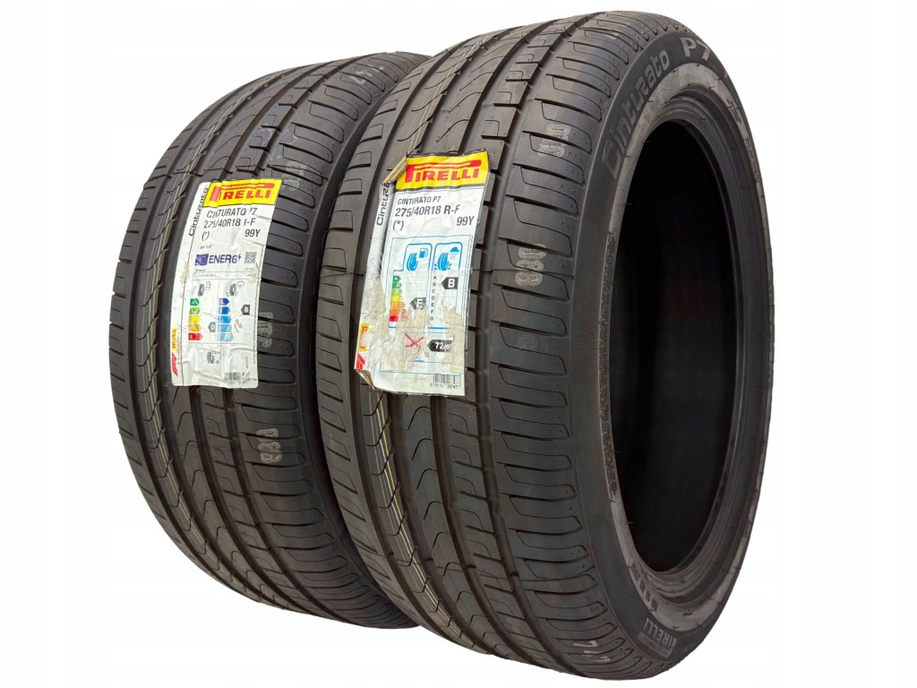2 x Opony Pirelli Cinturato P7 275/40R18 R-F 99Y Nowe — zdjęcie 3