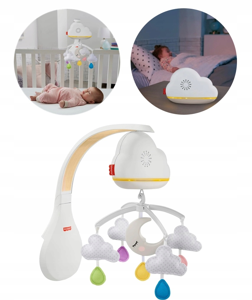 Fisher Price Kolotoč Nad Postýlku Obláčky S Hudbou A Světlem Ztlumí Lula