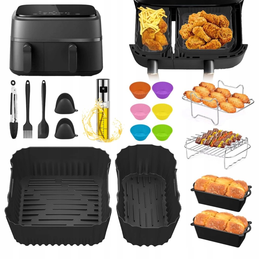 Příslušenství Pro Philips Airfryer Dual Basket 3000/5000 – XXL Sada 24 v 1