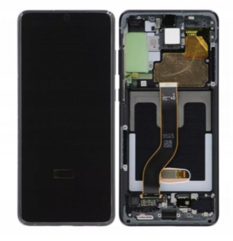 Org LCD displej Samsung S20+ Plus SM-G985/G986 Šedý S Rámečkem