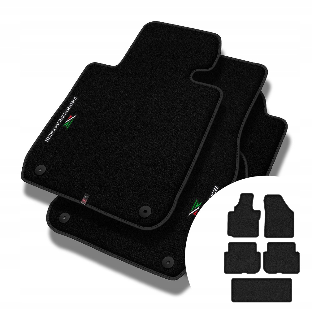 Velurové koberce Performance Premium pro Volkswagen Touran 2003-2010