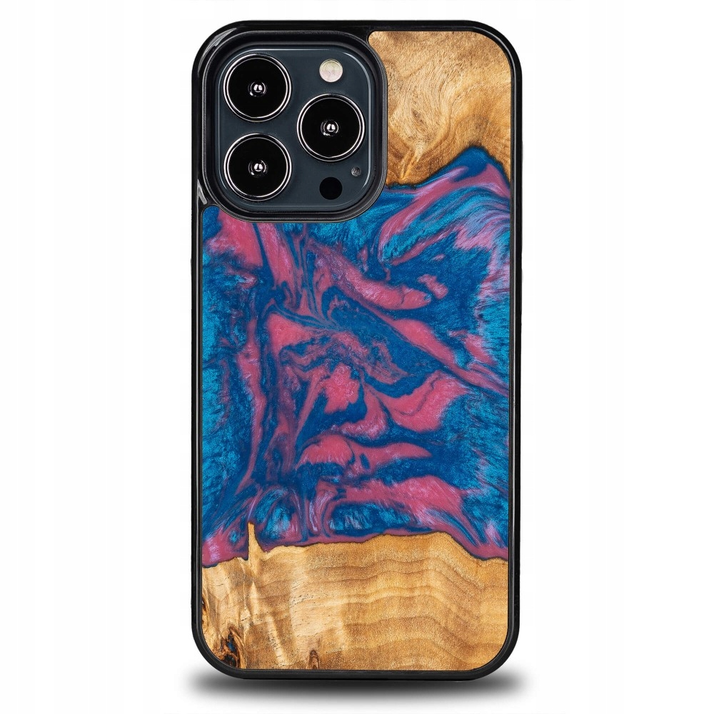 Pouzdro Bewood Unique pro iPhone 13 Pro Neonové Vegas