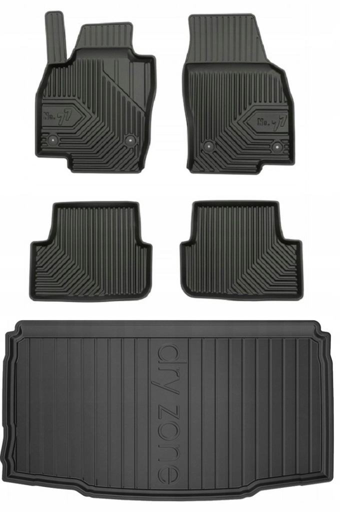 Set 77 Koberce a rohože Seat Ibiza 5 Hatchback od 2017- d