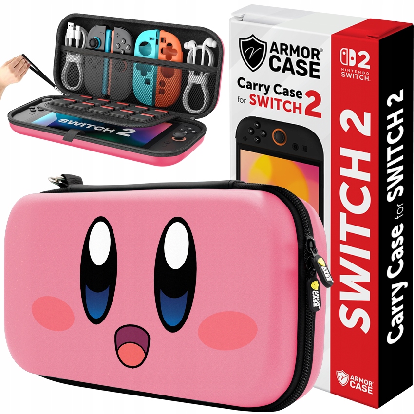 Pouzdro Pouzdro Vyztužené Pro Nintendo Switch 2 Limitovaná Edice Kirby