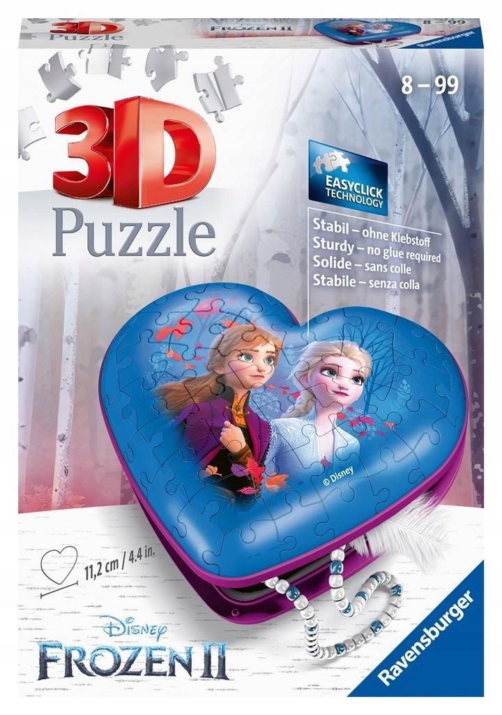 Sada Puzzle Prostorové Relaxační skládačka Ledové Království Skládačky