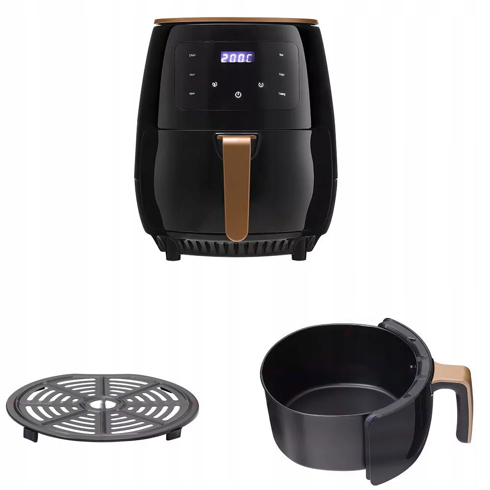 Zdravé Pochoutky Bez Tuku Airfryer 6 L, 2400 W, Multifunkční