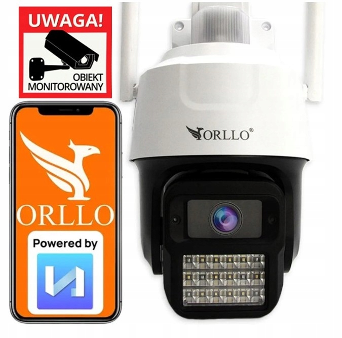 Kamera Orllo N2 Sim 3MP SuperHD 5xZOOM Defog otáčení barev v noci