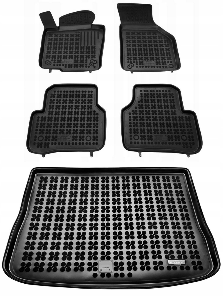 Vw Tiguan 2007-2015 Gumové rohože Rohož do kufru