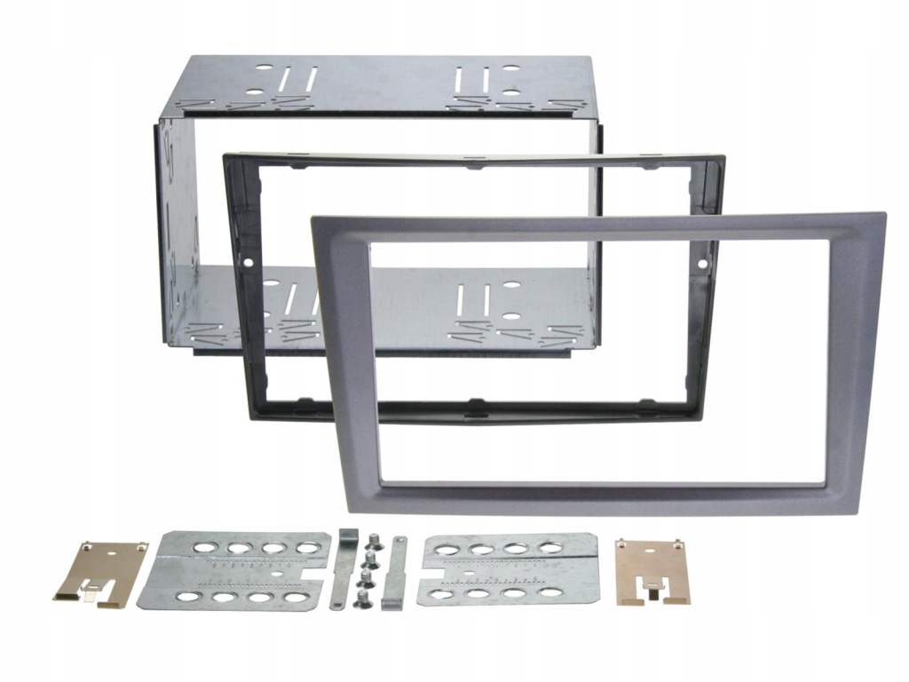 Rámeček Corsa C Vectra C 2DIN charcoal-metallic sada
