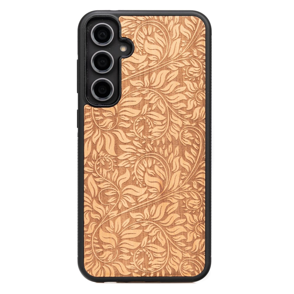 Dřevěné Pouzdro Bewood pro Samsung Galaxy S23 Fe Listy Jabloň