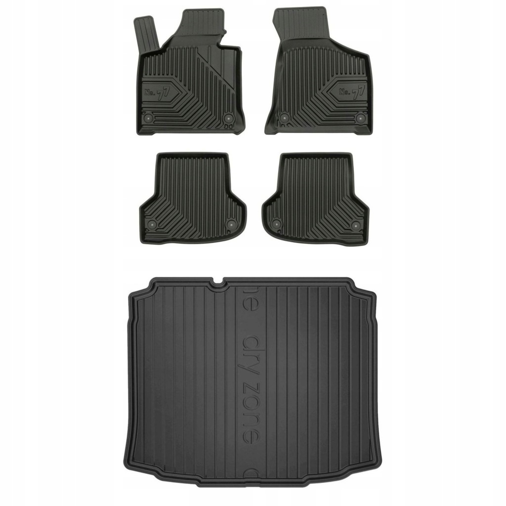 Gumová sada koberců a rohožek Audi RS3 8P 2003-2013 Hatchback, 3 dveře