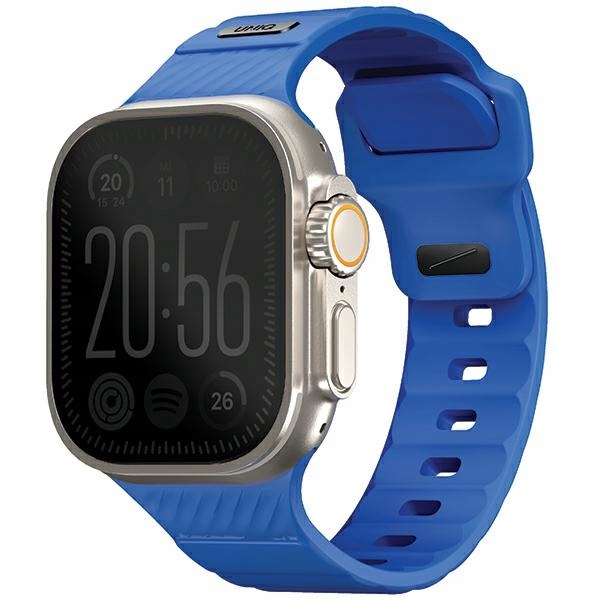 Pásek pro Apple Watch Series 1 Uniq Fkm Rubber Modrý