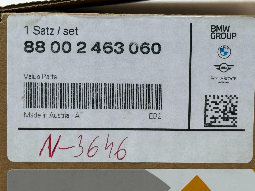 BMW F20 F30 F36 Zestaw Przeglądowy Filtr Kabinowy i Oleju Nowy OE 2463060 — zdjęcie 9