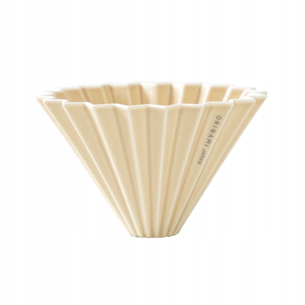 Origami Dripper Na Přípravu Kávy Porcelánový M Béžový