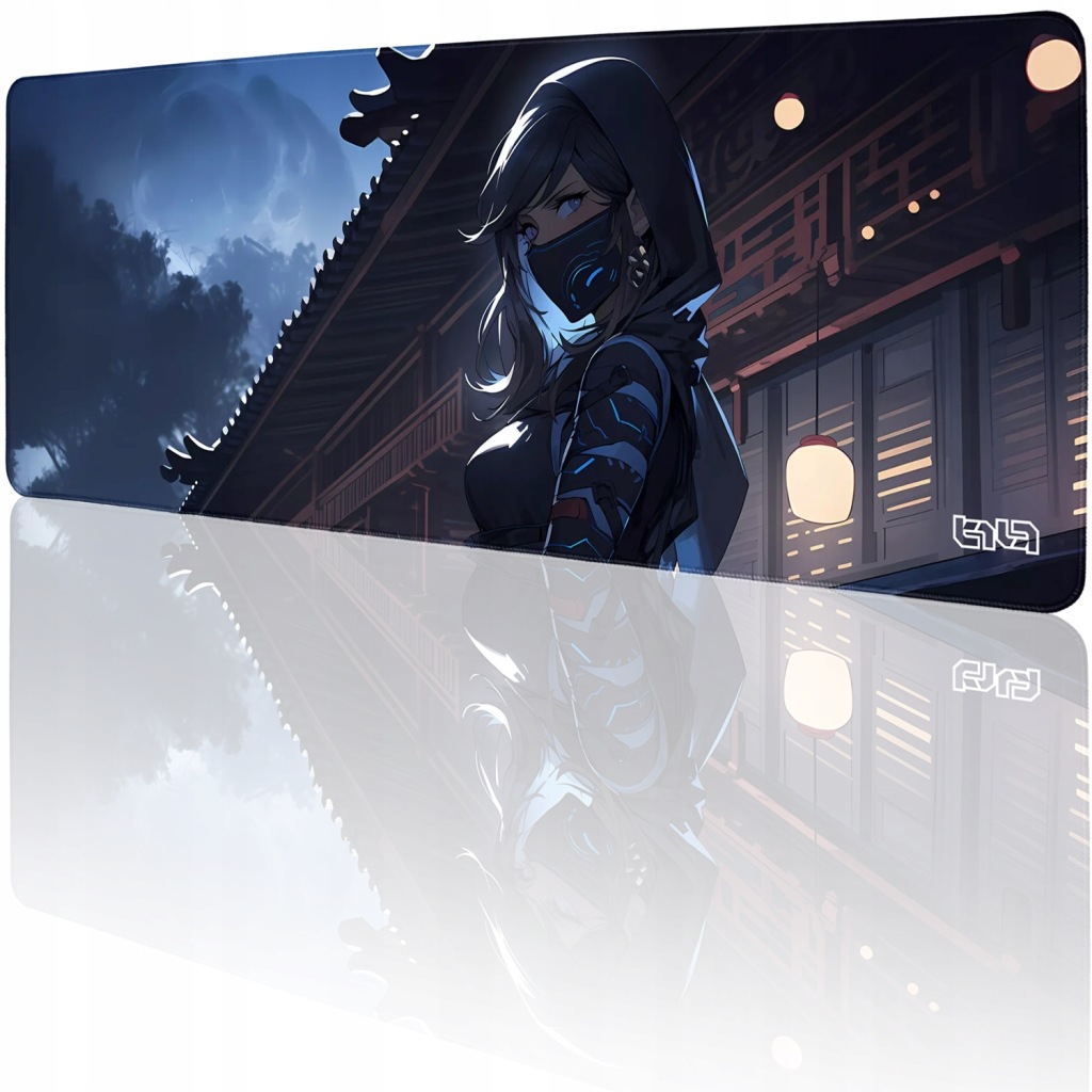 Velká Podložka Pod Myš Ninja Yuki 80x30 Tilt Protiskluzová na stůl
