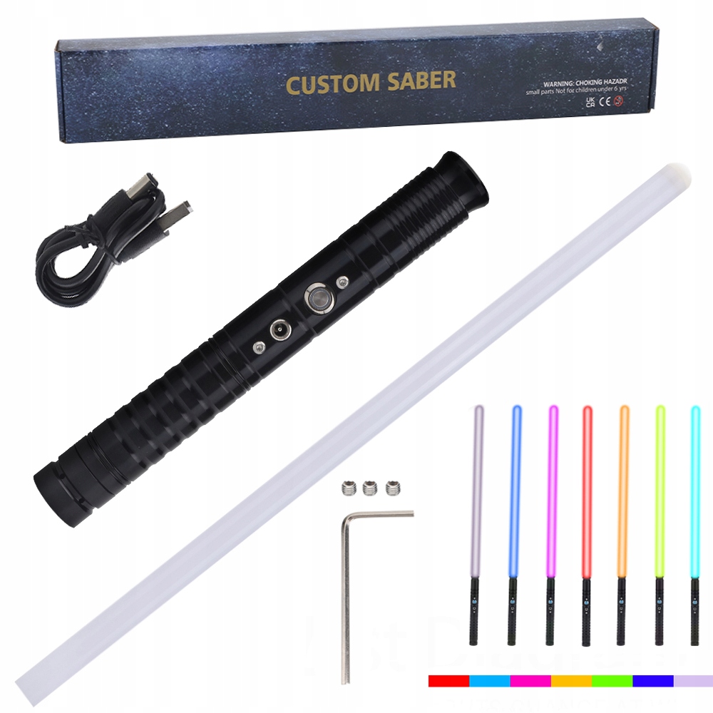 Kovový Držák, Lehký Meč S Rgb Zvukem, Barva 7