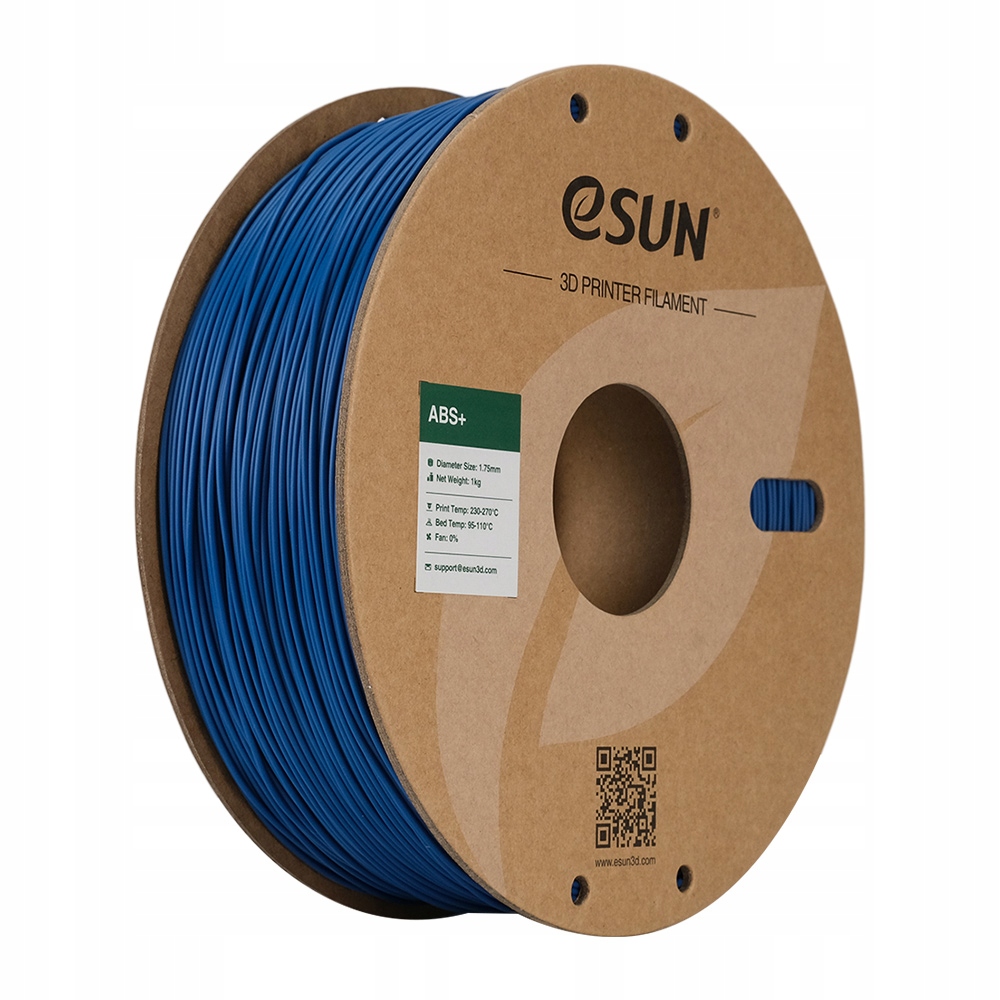 eSun Abs+ Filament modrá papírová cívka 1.75 mm